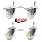Service Caster 4 Inch Nylon Wheel Swivel 10mm Threaded Stem Caster Total Lock Brakes, 2PK SCC-TSTTL20S414-NYS-M1015-2-S-2 - alternate 1